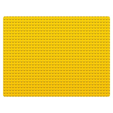 Yellow Lego Texture, Macro, Yellow Dots Background Two Sides Premium Plush Fleece Blanket (Baby Size) from ArtsNow.com 40 x30  Blanket Front