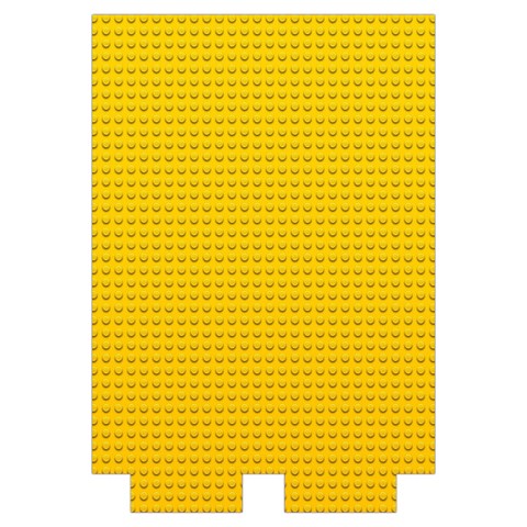 Yellow Lego Texture, Macro, Yellow Dots Background Automatic Folding Umbrella with Case (Medium) from ArtsNow.com Case