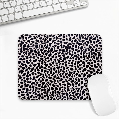 Zebra Skin, Vector Textures, White Black Background Small Mousepad from ArtsNow.com Front