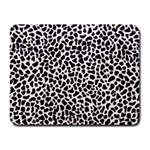 Zebra Skin, Vector Textures, White Black Background Small Mousepad