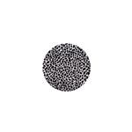 Zebra Skin, Vector Textures, White Black Background 1  Mini Magnets