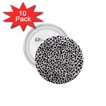 Zebra Skin, Vector Textures, White Black Background 1.75  Buttons (10 pack)