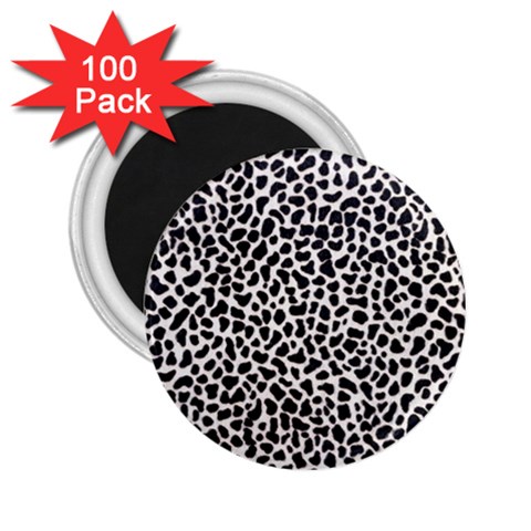 Zebra Skin, Vector Textures, White Black Background 2.25  Magnets (100 pack)  from ArtsNow.com Front