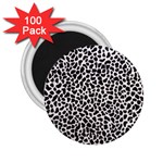 Zebra Skin, Vector Textures, White Black Background 2.25  Magnets (100 pack) 