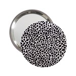 Zebra Skin, Vector Textures, White Black Background 2.25  Handbag Mirrors