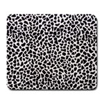 Zebra Skin, Vector Textures, White Black Background Large Mousepad