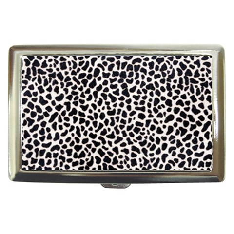 Zebra Skin, Vector Textures, White Black Background Cigarette Money Case from ArtsNow.com Front