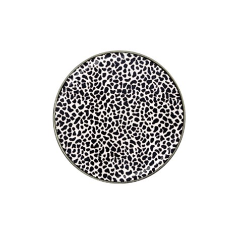 Zebra Skin, Vector Textures, White Black Background Hat Clip Ball Marker from ArtsNow.com Front