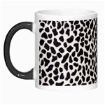 Zebra Skin, Vector Textures, White Black Background Morph Mug