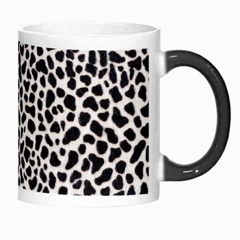 Zebra Skin, Vector Textures, White Black Background Morph Mug from ArtsNow.com Right