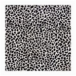 Zebra Skin, Vector Textures, White Black Background Medium Glasses Cloth (2 Sides)