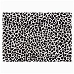 Zebra Skin, Vector Textures, White Black Background Large Glasses Cloth