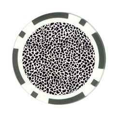 Zebra Skin, Vector Textures, White Black Background Poker Chip Card Guard from ArtsNow.com Back