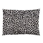 Zebra Skin, Vector Textures, White Black Background Pillow Case