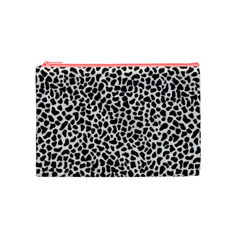 Zebra Skin, Vector Textures, White Black Background Cosmetic Bag (Medium) from ArtsNow.com Front