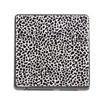 Zebra Skin, Vector Textures, White Black Background Memory Card Reader (Square 5 Slot)