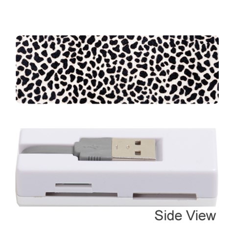 Zebra Skin, Vector Textures, White Black Background Memory Card Reader (Stick) from ArtsNow.com Front