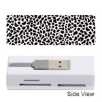 Zebra Skin, Vector Textures, White Black Background Memory Card Reader (Stick)