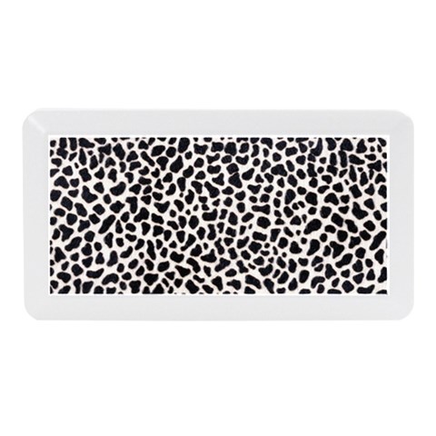 Zebra Skin, Vector Textures, White Black Background Memory Card Reader (Mini) from ArtsNow.com Front