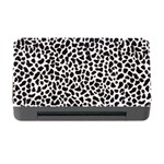 Zebra Skin, Vector Textures, White Black Background Memory Card Reader with CF