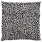 Zebra Skin, Vector Textures, White Black Background Standard Premium Plush Fleece Cushion Case (Two Sides)