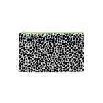 Zebra Skin, Vector Textures, White Black Background Cosmetic Bag (XS)