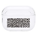 Zebra Skin, Vector Textures, White Black Background Hard PC AirPods Pro Case