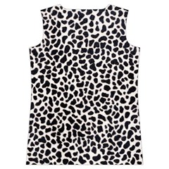 Zebra Skin, Vector Textures, White Black Background Women s Basketball Tank Top from ArtsNow.com Back