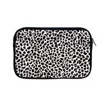 Zebra Skin, Vector Textures, White Black Background Apple MacBook Pro 13  Zipper Case