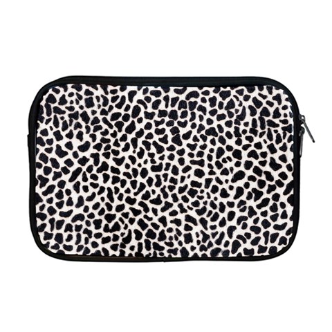 Zebra Skin, Vector Textures, White Black Background Apple MacBook Pro 17  Zipper Case from ArtsNow.com Front