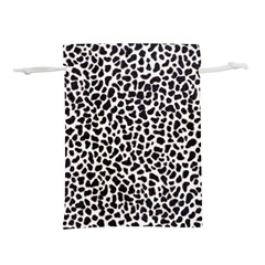 Zebra Skin, Vector Textures, White Black Background Lightweight Drawstring Pouch (M) from ArtsNow.com Front