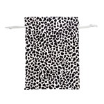 Zebra Skin, Vector Textures, White Black Background Lightweight Drawstring Pouch (L)