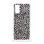 Zebra Skin, Vector Textures, White Black Background Samsung Galaxy S20 6.2 Inch TPU UV Case