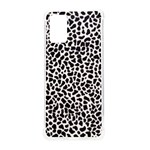 Zebra Skin, Vector Textures, White Black Background Samsung Galaxy S20 Plus 6.7 Inch TPU UV Case