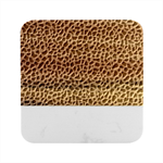 Zebra Skin, Vector Textures, White Black Background Marble Wood Coaster (Square)