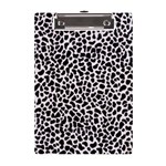 Zebra Skin, Vector Textures, White Black Background A5 Acrylic Clipboard