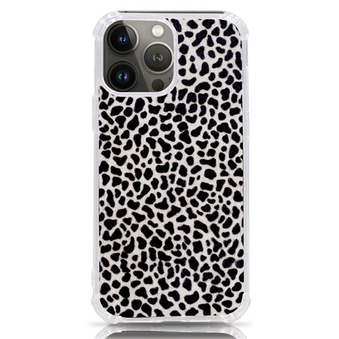 Zebra Skin, Vector Textures, White Black Background iPhone 13 Pro Max TPU UV Print Case from ArtsNow.com Front