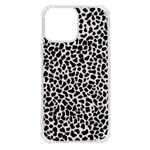 Zebra Skin, Vector Textures, White Black Background iPhone 13 Pro Max TPU UV Print Case