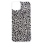 Zebra Skin, Vector Textures, White Black Background iPhone 15 Pro TPU UV Print Case