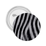 Zebra Texture, Zebra Wool, White Black Background 2.25  Buttons