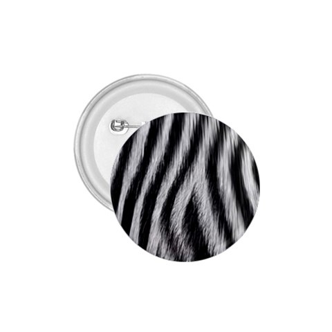 Zebra Texture, Zebra Wool, White Black Background 1.75  Buttons from ArtsNow.com Front