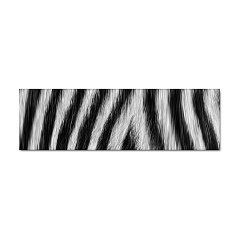 Zebra Texture, Zebra Wool, White Black Background Sticker Bumper (100 pack) from ArtsNow.com Front