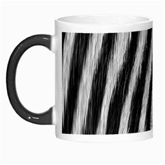 Zebra Texture, Zebra Wool, White Black Background Morph Mug from ArtsNow.com Left