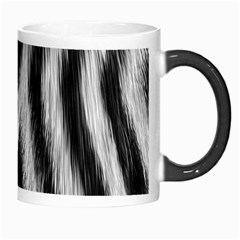 Zebra Texture, Zebra Wool, White Black Background Morph Mug from ArtsNow.com Right