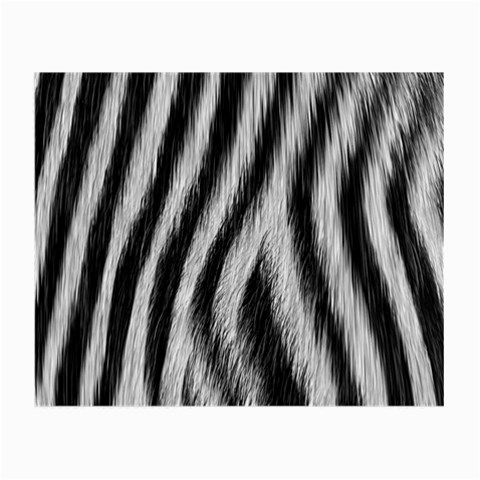 Zebra Texture, Zebra Wool, White Black Background Small Glasses Cloth (2 Sides) from ArtsNow.com Front