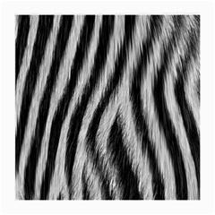 Zebra Texture, Zebra Wool, White Black Background Medium Glasses Cloth (2 Sides) from ArtsNow.com Front