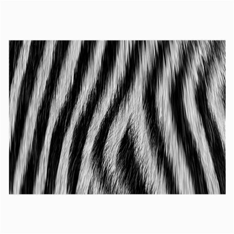 Zebra Texture, Zebra Wool, White Black Background Large Glasses Cloth from ArtsNow.com Front