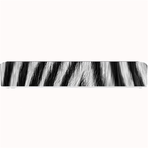 Zebra Texture, Zebra Wool, White Black Background Small Bar Mat from ArtsNow.com 24 x4  Bar Mat