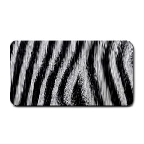 Zebra Texture, Zebra Wool, White Black Background Medium Bar Mat from ArtsNow.com 16 x8.5  Bar Mat