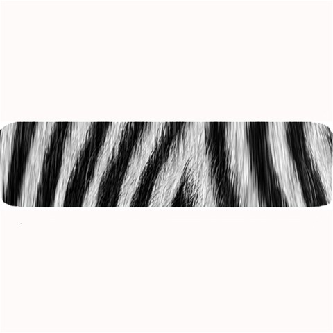 Zebra Texture, Zebra Wool, White Black Background Large Bar Mat from ArtsNow.com 32 x8.5  Bar Mat